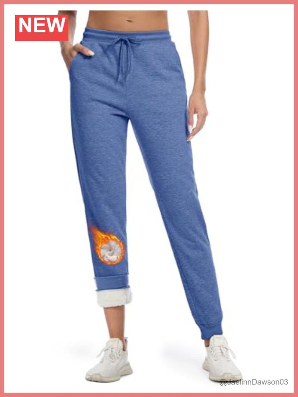 Sherpa Lined Sweatpants Winter Fleece Thermal Joggers